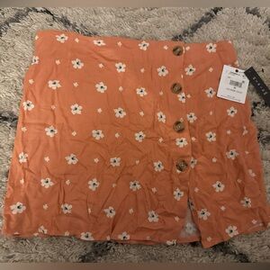 O'Neill Peach Floral Skirt